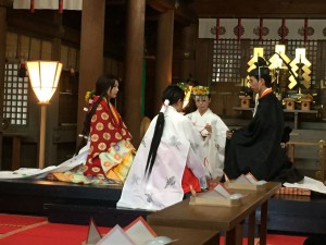 神社での結婚式